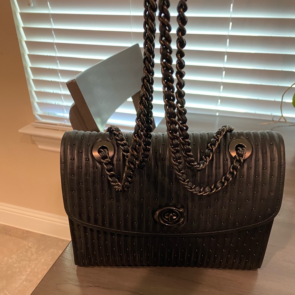 Coach Black Leather Purse